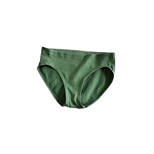 Culotte sans couture extensible et respirante en lot de 3 sous-vêtements vert doux