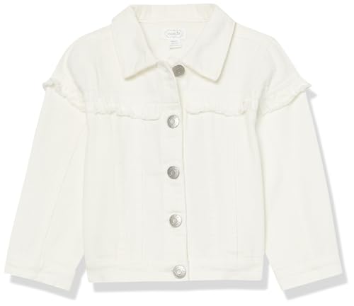 Mud Pie Girls Girl White Denim Jacket ;