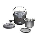 Proctor Silex Portable Electric Lunch Box Food Heater and 20 oz Meal Warmer with Built-In Carry Handle, High and Low Heat Settings (33120C)