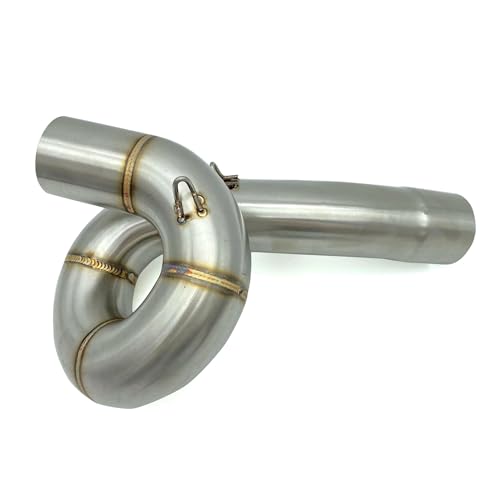 Tuyau d'échappement pour Kawasaki ZX6R 2009-2019 section centrale inox