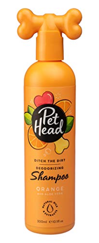 Pet Head Shampoing pour Chien - Élimine Les odeurs - Nettoie en Profondeur Les odeurs - Orange Cover