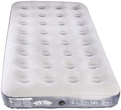 AeroBed Twin Air Mattress With Bag and Air Mattress Pump: Inflatable Mattress Twin, Blow Up Mattress With Air Bed Pump