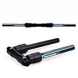 Foldable Bicycle Handlebars, 25.4/31.8mm, Aluminum Alloy Quick Release Handlebars for Road Mountain Folding Bikes and Scooters, Bicycle Accessories (Color : Blue, Size : 660mm)