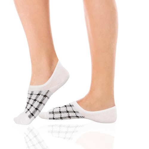 Image of Benefeet Sox Cute No Show Socks for Women Low Cut Socks for Girls Liner Invisible Socks Cotton Flat Boat Loafer Socks