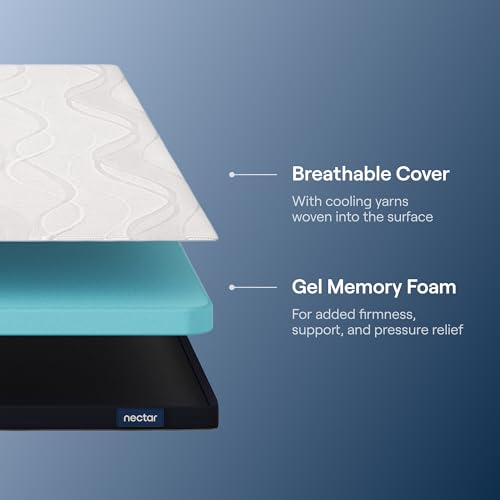 Best Mattress for Side and Stomach Sleepers with Back Pain (2026 Guide) 24 Nectar Firm Mattress Topper - Queen - 2' Gel Memory Foam Mattress Topper - Breathable & Comfortable - Back Pain Relief
