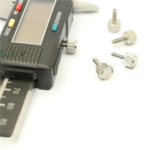 Vis à main moletées M2.5 de haute précision en inox pour instrument de mesure - 4