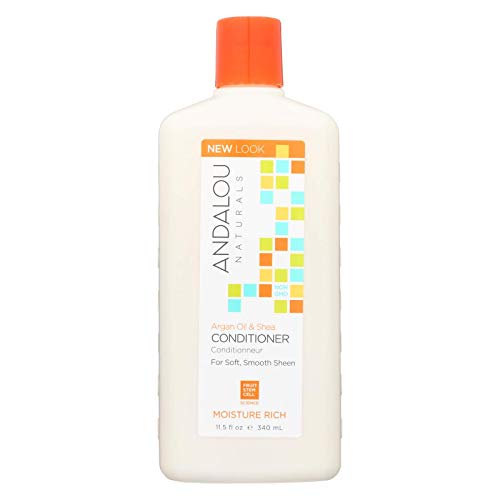 Andalou Naturals Moisture Rich Conditioner, Argan and Sweet Orange, 11.5 Ounce by Andalou Naturals
