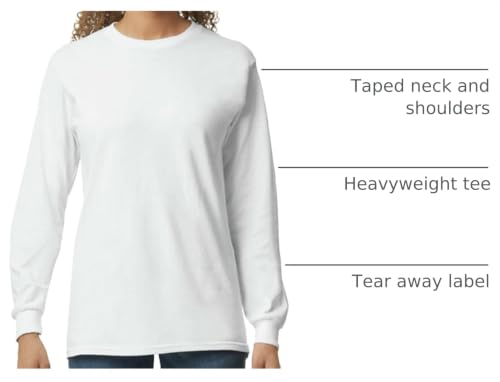 Image of Gildan Adult Ultra Cotton Long Sleeve T-Shirt, Style G2400, Multipack