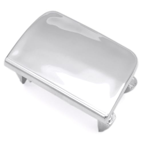 HAOTOM Chrome Rear Bumper Tow Hook Eye Cap Cover Compatible For 2015-2019 Mercedes-Benz GL350 W166 1668852323