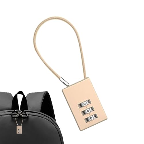 YNPQTDS Cadenas à combinaison pour bagages, casiers à l'école et à la salle de sport, cadenas à combinaison, cadenas de voyage avec cadrans faciles à lire,