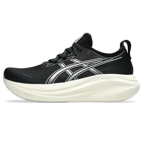 Top Picks: Best Shoe for Heavy Person and Comfort 12 ASICS Men's Gel-Nimbus 27 Running Shoe, 10, Black/Lake Grey
