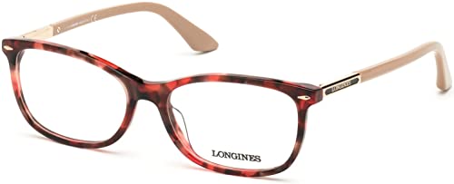 Longines Lentilles LG 5012 -H 054 lunettes rose vif Havana et noir