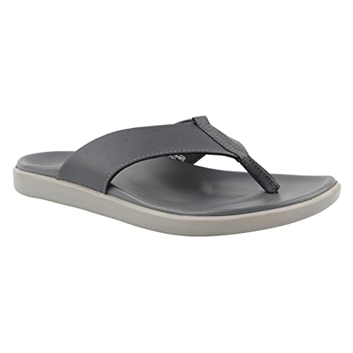Image of Medifeet Men's LeatherZ Slippers
