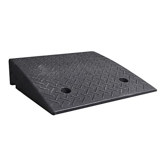 Heavy Duty Curb Ramp AntiSlip Portable Driveway Ramps for Low Cars Wheelchairs Lawn Mowers & Pets50x50x12cm Mobility Solution