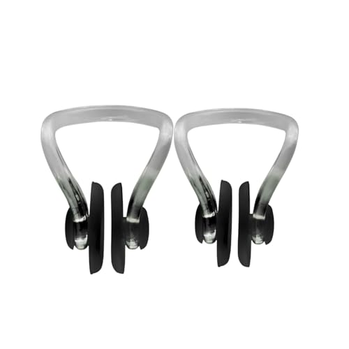 Image of Swimming Nose Plugs 2 Pcs - Comfortable Soft Nose Clips for Swimming, Training & Water Sports