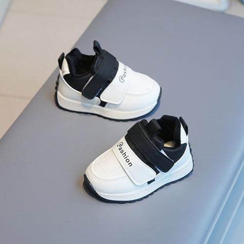 Infant Baby Leather Sneakers Unisex Toddler Classic Water Proof Comfortable Furry Warm Winter Outdoor Play Kid Girl3