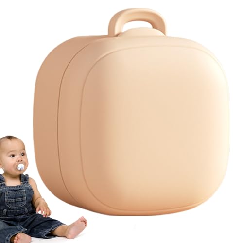 Anulely Funda de silicona para chupete | Funda portátil de silicona para chupete | Carcasa de silicona a prueba de polvo para viajes, al aire libre, caminar, recién nacidos, niños y niñas