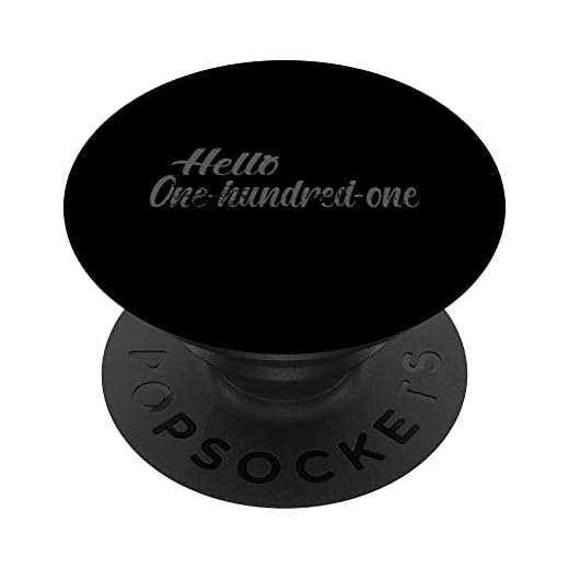 Hello One Hundred-One - 101 cumpleaños PopSockets PopGrip Intercambiable
