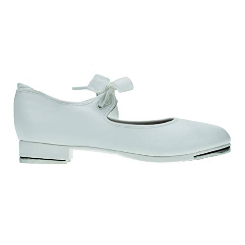 Capezio Girls Shuffle Tap Shoe (356C) -WHITE -Child 132
