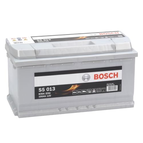 Bosch S5 013 Batterie Auto 100 A/h - 830 A - Batterie 12 V, Plomb-acide pour Véhicules sans Système Start/Stop et Exigeants en Énergie, (-) (+), 353 x 175 x 190 mm