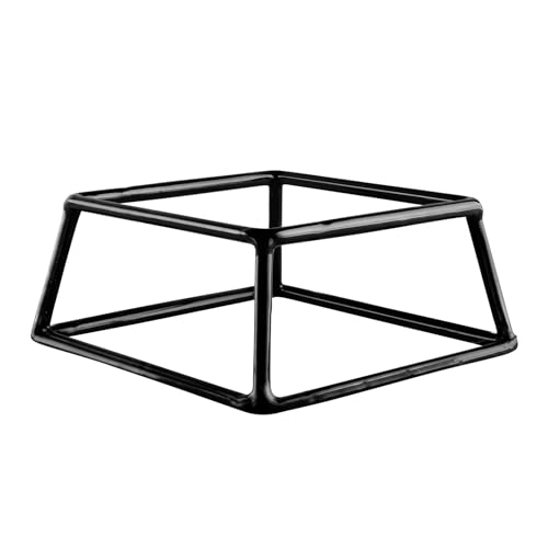 Black Rubber Coated Steel Square Riser, 7