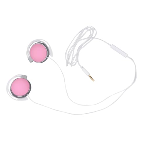 Hoement Leichtes Ohrumschließendes Sport-Headset mit Mikrofon Geräuschreduzierend Schweiß Regenfest Elastisches Kabel Komfortabel für Ganztägigen Gebrauch Kompatibel mit Mehreren