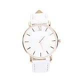 UKCOCO Elegante Damen Armbanduhr Mit Verschleißfestem Pu-lederarmband Präzisem Quarzwerk Verstellbarem Verschluss Schlichtem Design Modisches Damenaccessoire Passend Zu Jedem Outfit