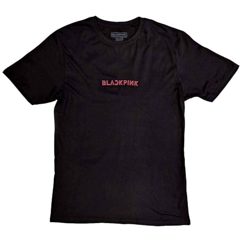 BlackPink Unisex Adult Pink Venom Group Shot Cotton T-Shirt Black XXL