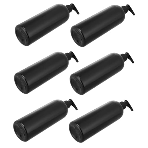 healvian 6個 詰め替え可能なポンプボトル シャンプー ボディウォッシュ ローション用装容器 滑らか表面で軽量 密閉性に優れ漏れ防止設計 家