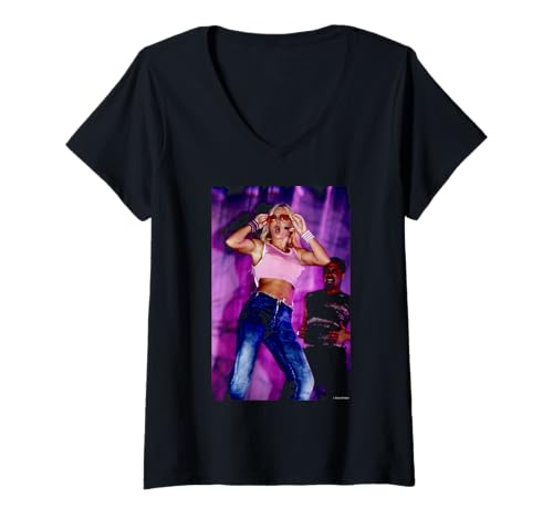 Photo de Femme Geri Halliwell, Ginger Spice Girls, en direct d'Andy Willsher T-Shirt avec Col en V