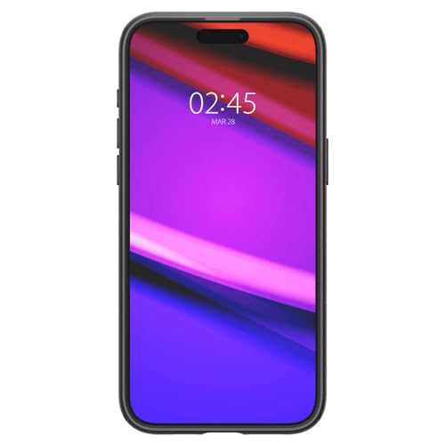 Spigen Mag Armor MagFit Back Cover Case Compatible with iPhone 15 Pro (TPU + Poly Carbonate | Matte Black)