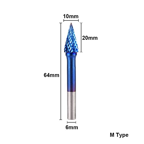 Fraise rotative carbure tungstène 6x10mm pour usiner les angles difficiles - 2