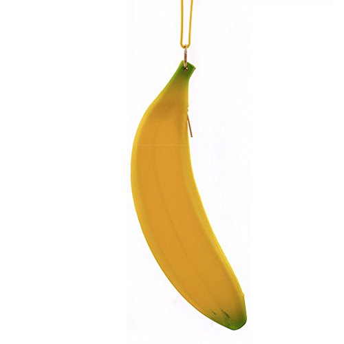 lmoikesz Mode einzigartige tragbare Silikon-Bananen-Form kleine Geldbörse-Tasche Cover