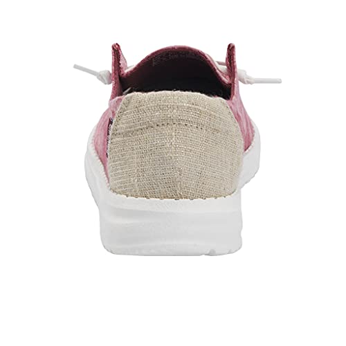 Image of HEYDUDE Women's Wendy Chambray | Women's Shoes | Women's Lace Up Loafers | Comfortable & Light-Weight