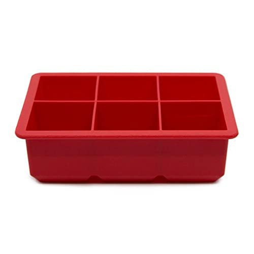 Mor - Forma De Silicone Para Gelo 6 Cubos