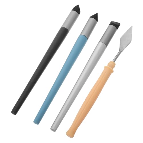BCOATH Scraper Oil Pastel Blending Brush Soft Sponge Head Pencil for Oil Painting Sketching Blender