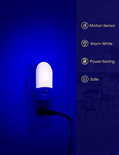 Image of L LOHAS LED Blue Night Light Plug in, Bluey Motion Sensor Night Light,2Pack