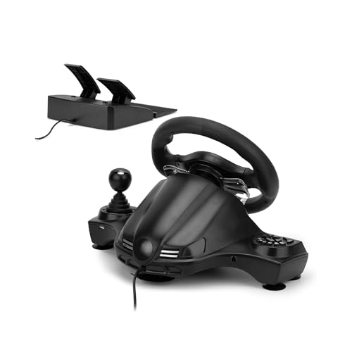 Image of Nitho Drive Pro V16 Racing Wheel & Pedal Set MLT-DP16-K, Compatible with PC /PS3 /PS4 /Xbox1 /Switch