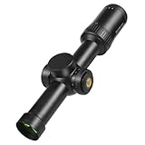 WestHunter Optics HD-S 1.2-6x24 IR Pro LPVO Riflescope - 30 mm Tube Red Green Illumination Mil-Dot Reticle 1/4 MOA Second Focal Plane Hunting Shooting Scope | Black, Only Optics