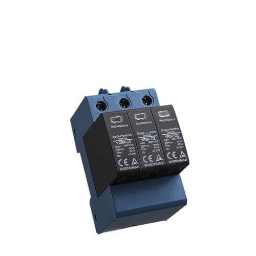 Parafoudre DC SPD 3P 1500V pour rail Din blanc protection surtension
