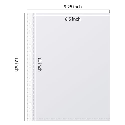 200 Stück Klarsichthüllen a4 Extra Stark,60 micron Prospekthüllen, Klarsichtfolien A4 Sammel-Taschen für Papier,Ordner& Dokumenten