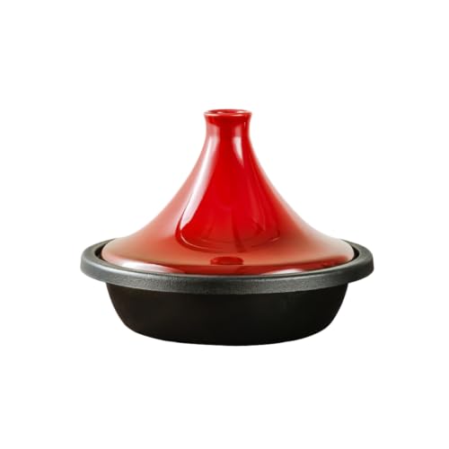 Tajine de hierro fundido rojo 27cm