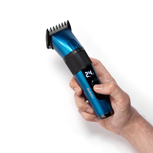 BaByliss Japanese Steel Haarschneider – Lithium-Akku, 160 Minuten Laufzeit, 3 Stunden volle Ladezeit, inklusive Hartschalenkoffer, Schwarz, E990E