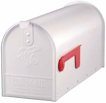Solar Group E11W White Elite Premium Steel Mailbox