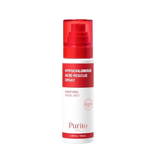 PURITO Hypochlorige Säure-Gesichtsspray Hamamelis 5% + Waldbrise HOCl Gesichtsspray für empfindliche zu Rötungen neigende Haut erfrischender Tonernebel koreanische Hautpflege 100 ml