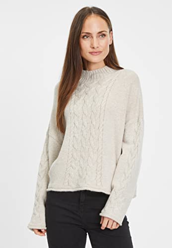 Tamaris Damen BALJE Pullover, Tapioca, 38