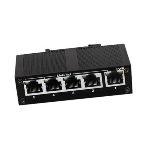 Conmutador Ethernet Industrial de 5 puertos con función Plug and Play compacto 2