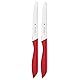 WMF Classic Line Frühstücksmesser Set 6-teilig, 23 cm, Brötchenmesser Wellenschliff, Brotzeitmesser, Spezialklingenstahl, Kunststoffgriff, bunt