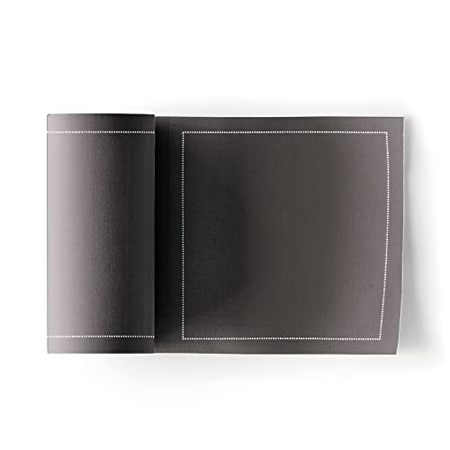 MYdrap Servilletas de cóctel, Algodón, color Gris, tamaño 11x11 cm Cover