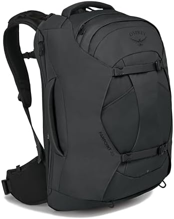 Osprey Farpoint 40L Men's Travel Backpack, Tunnel Vision Grey